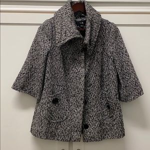 3/4 length sleeve coat